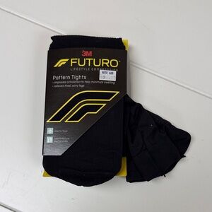 Futuro Black Pattern Compression Tights - Men's Pattern Socks